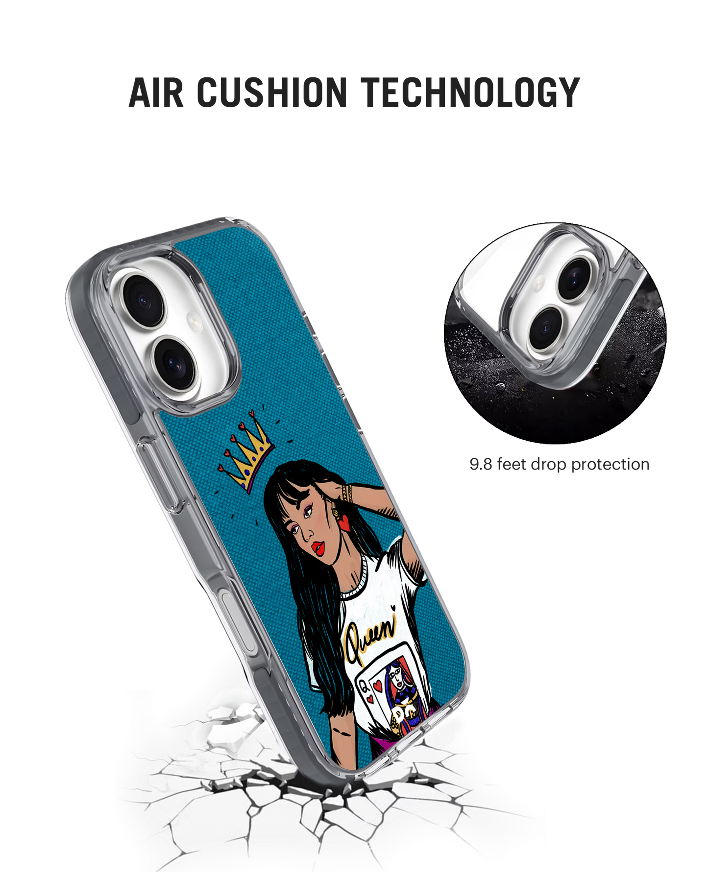 Queen Babe Stride 2.0 MagSafe Case Cover For iPhone 17