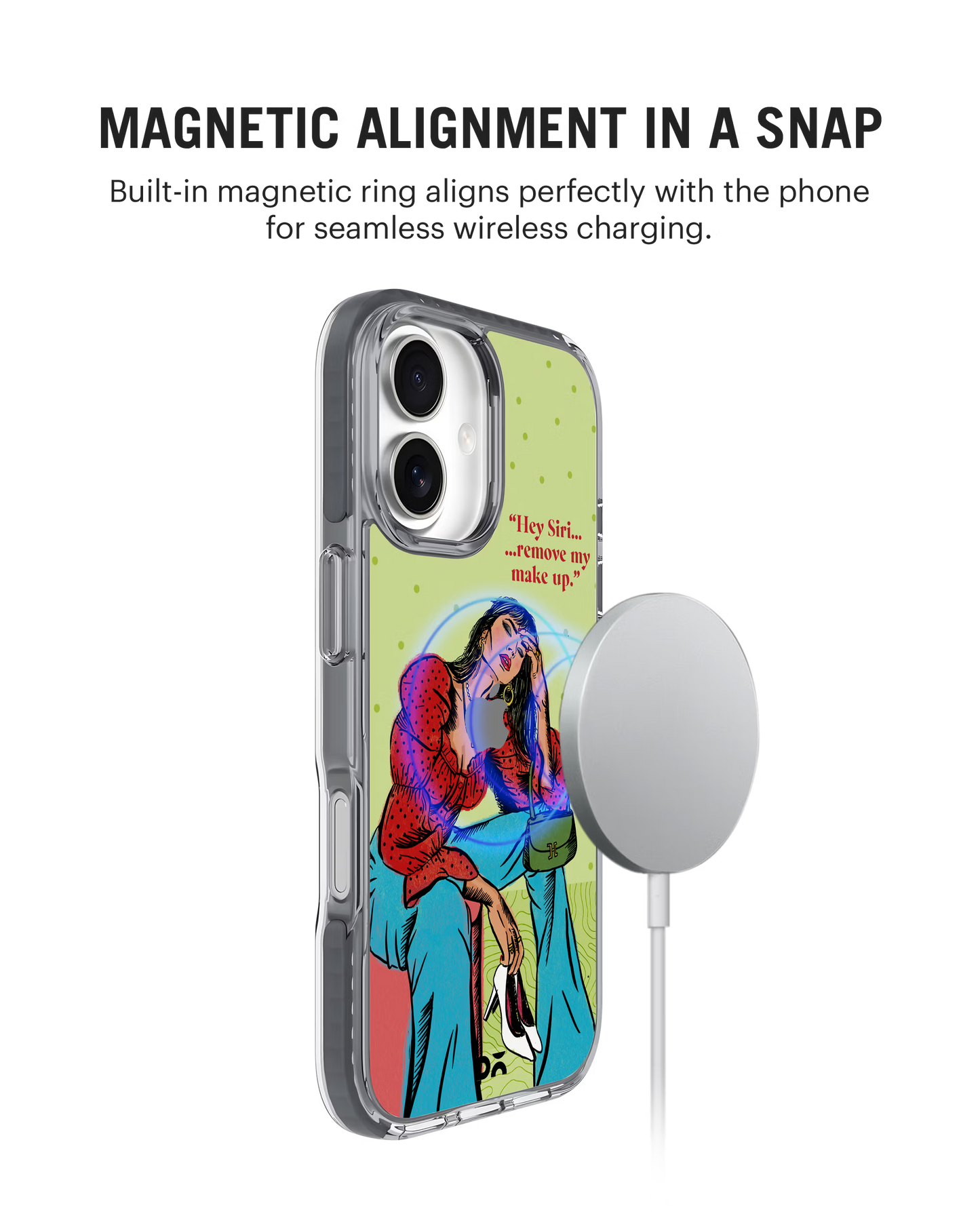 Hey Siri Stride 2.0 MagSafe Case Cover For iPhone 17