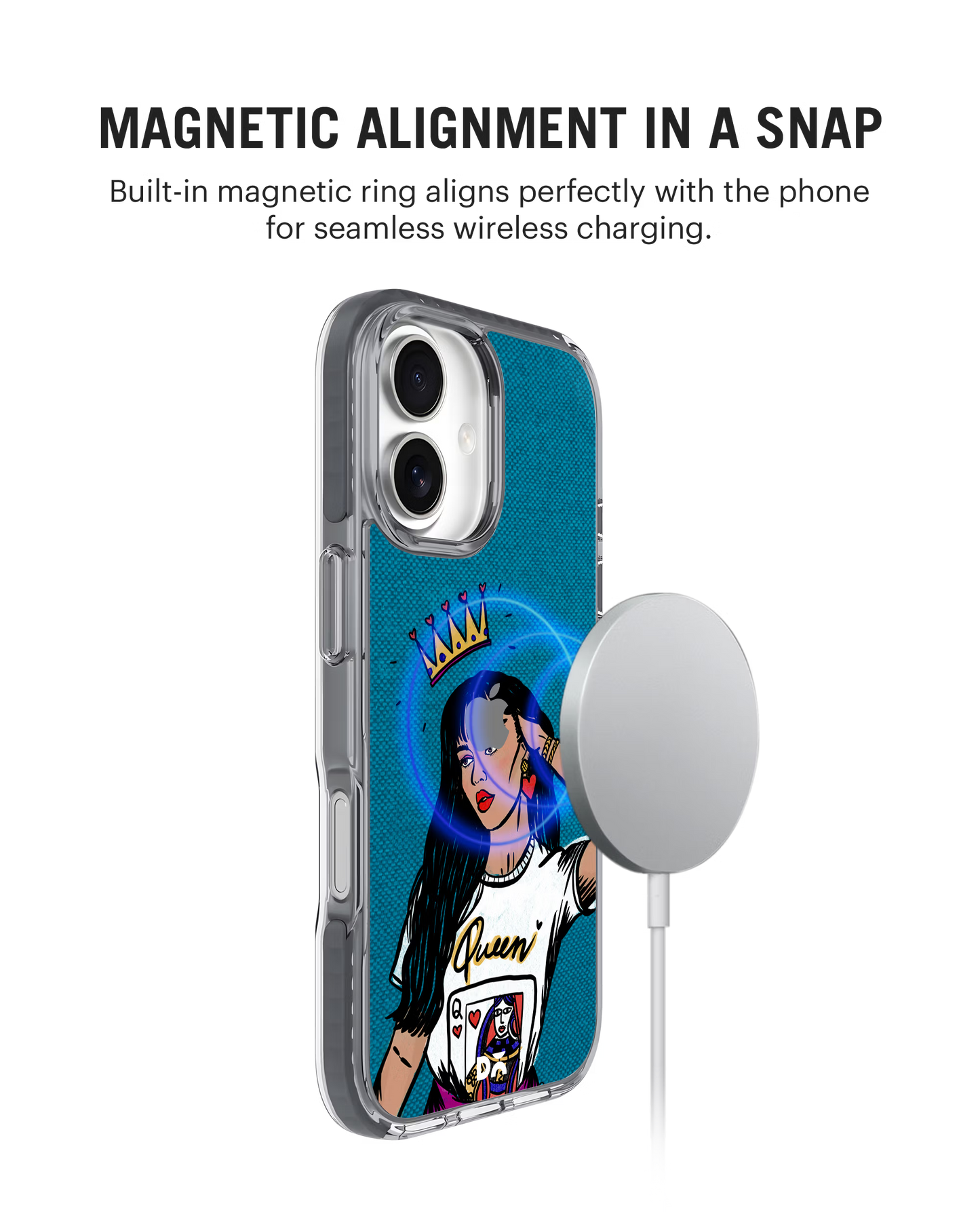 Queen Babe Stride 2.0 MagSafe Case Cover For iPhone 17