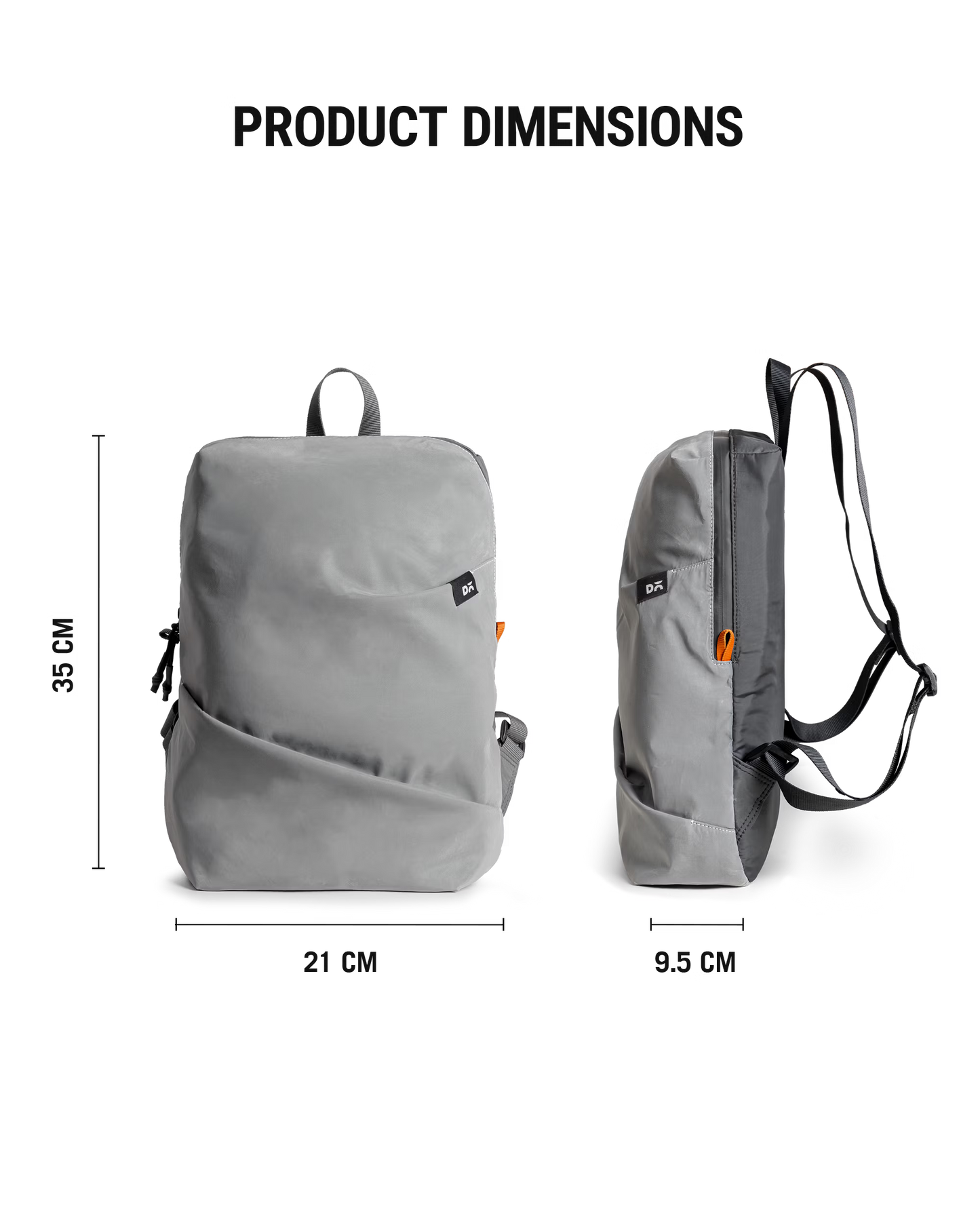 Reflective Light Grey Blaze Daypack